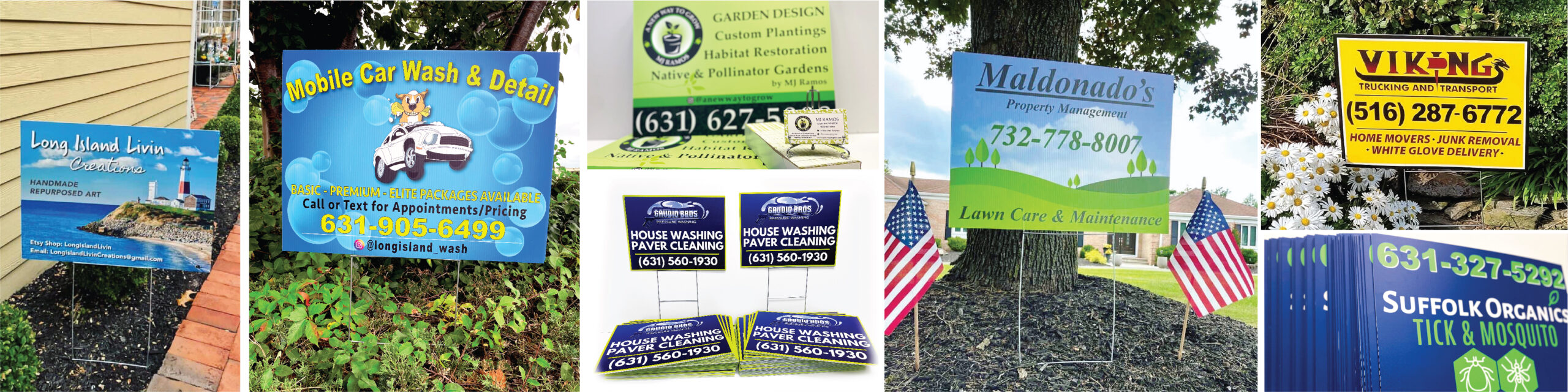 Lawn and Corrugated Signs